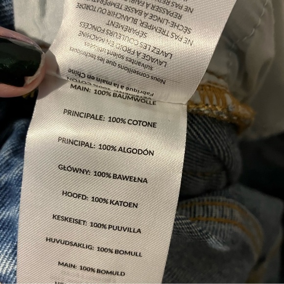 ONE Teaspoon Trashed Saints Boyfriend Jeans in Blue - Picture 11 of 11